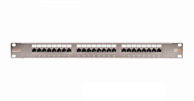 Экранированная патч-панель, 24 порта, 19, 1U, категория 6 